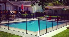 Gunite with Child Safety Fencing