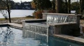 Swimming Pool with Waterfalls